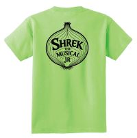 PC54-Adult Shrek the Musical tees, neon green